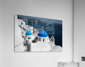 Blue Church  Impression acrylique