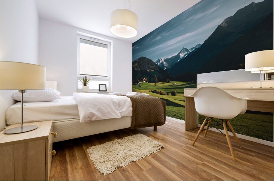 Gstaad Mural print