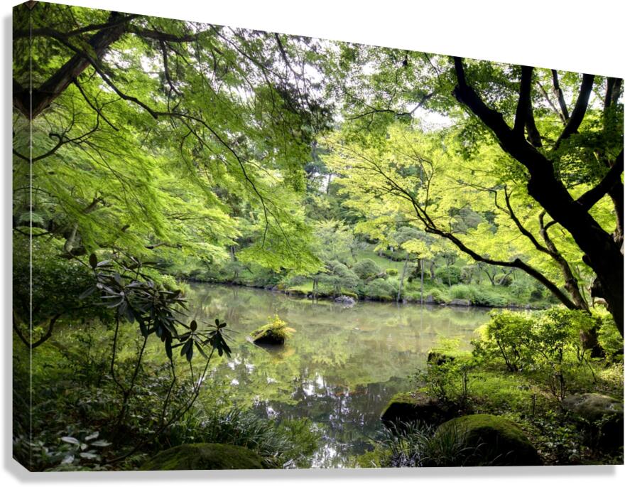 Tokyo Garden  Impression sur toile