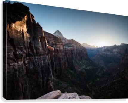 Zion valley  Impression sur toile