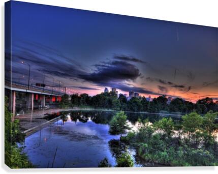 montreal island  Canvas Print