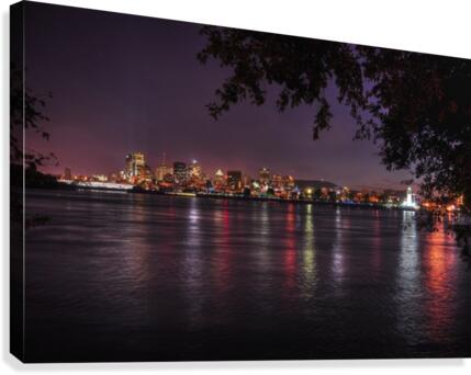 montreal night  Impression sur toile