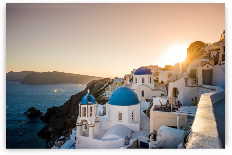Coastal Oia by Fabien Dormoy