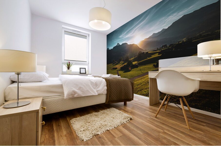 Alps Mural print