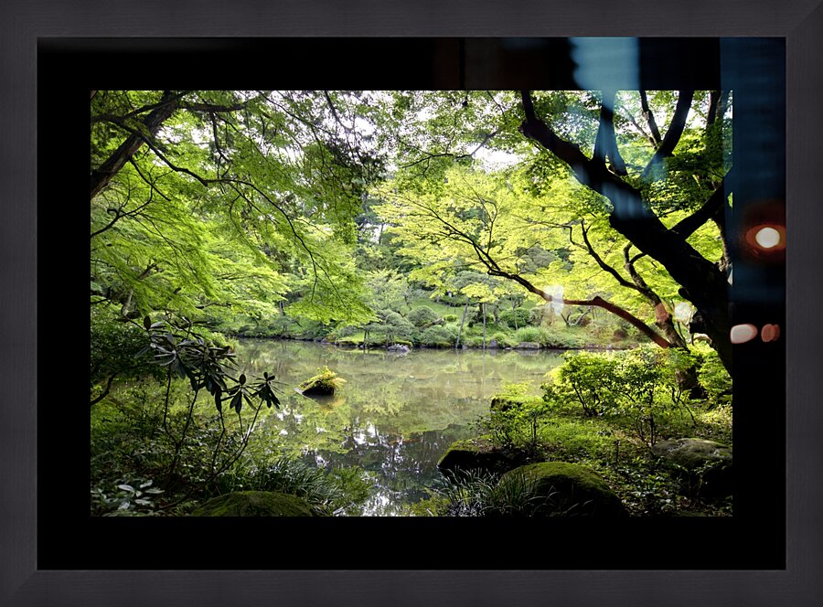 Tokyo Garden  Framed Print Print