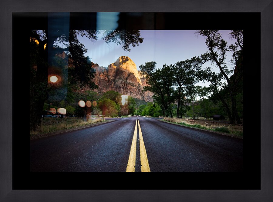 Zion Road  Framed Print Print