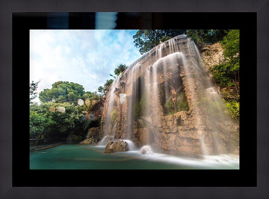 Fontaine de Nice  Framed Print Print