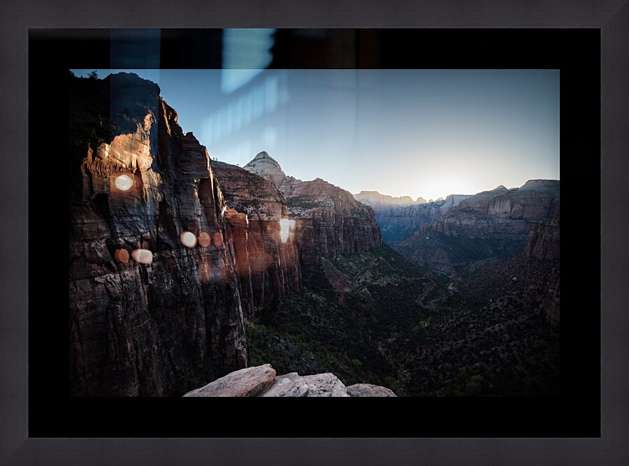 Zion valley  Framed Print Print