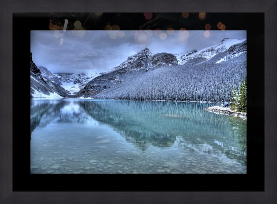 Lake Louise Winter  Framed Print Print