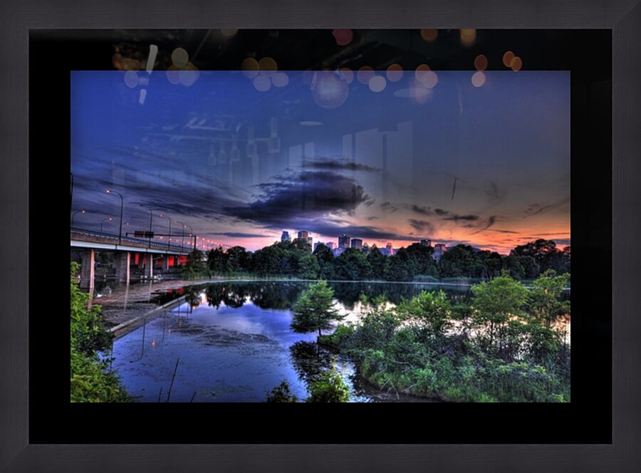 montreal island  Framed Print Print