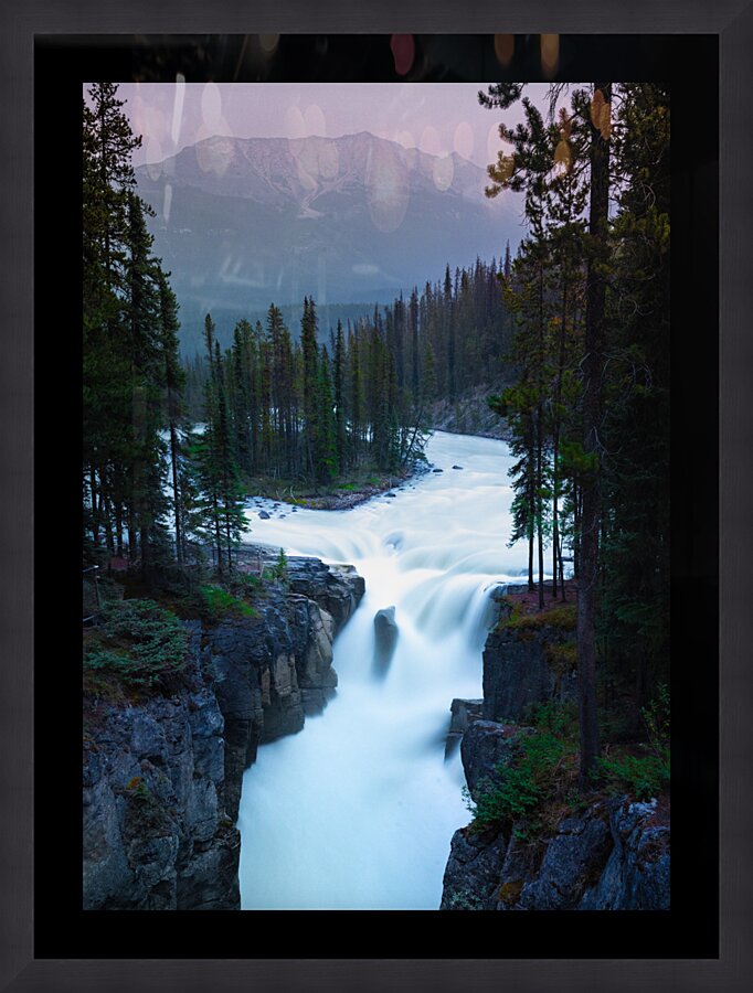 Sunwapta falls  Impression encadrée