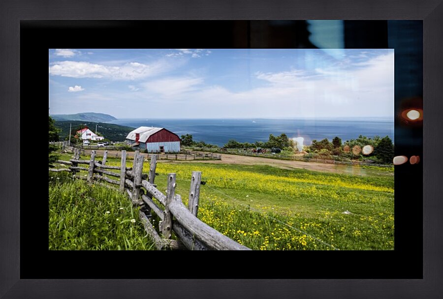 Charlevoix road  Framed Print Print