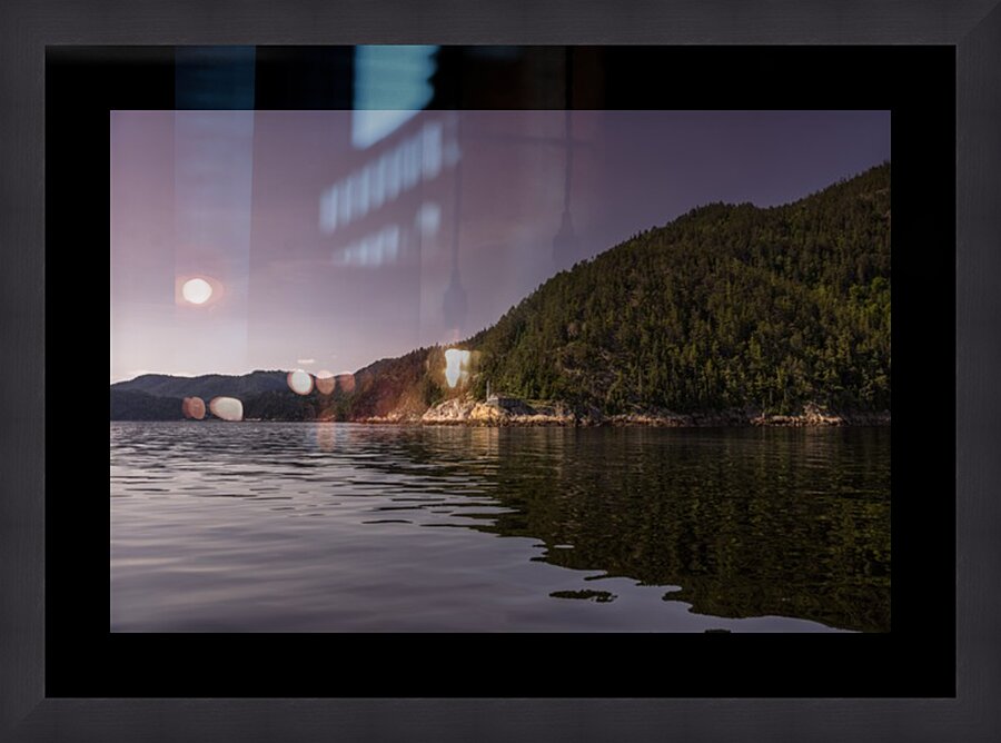 Saguenay Fjord Picture Frame print