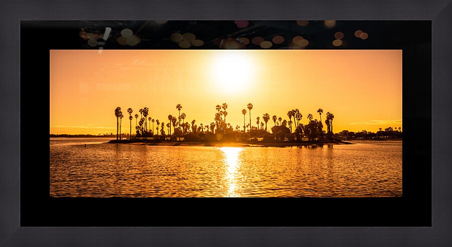 Golden hours  Framed Print Print