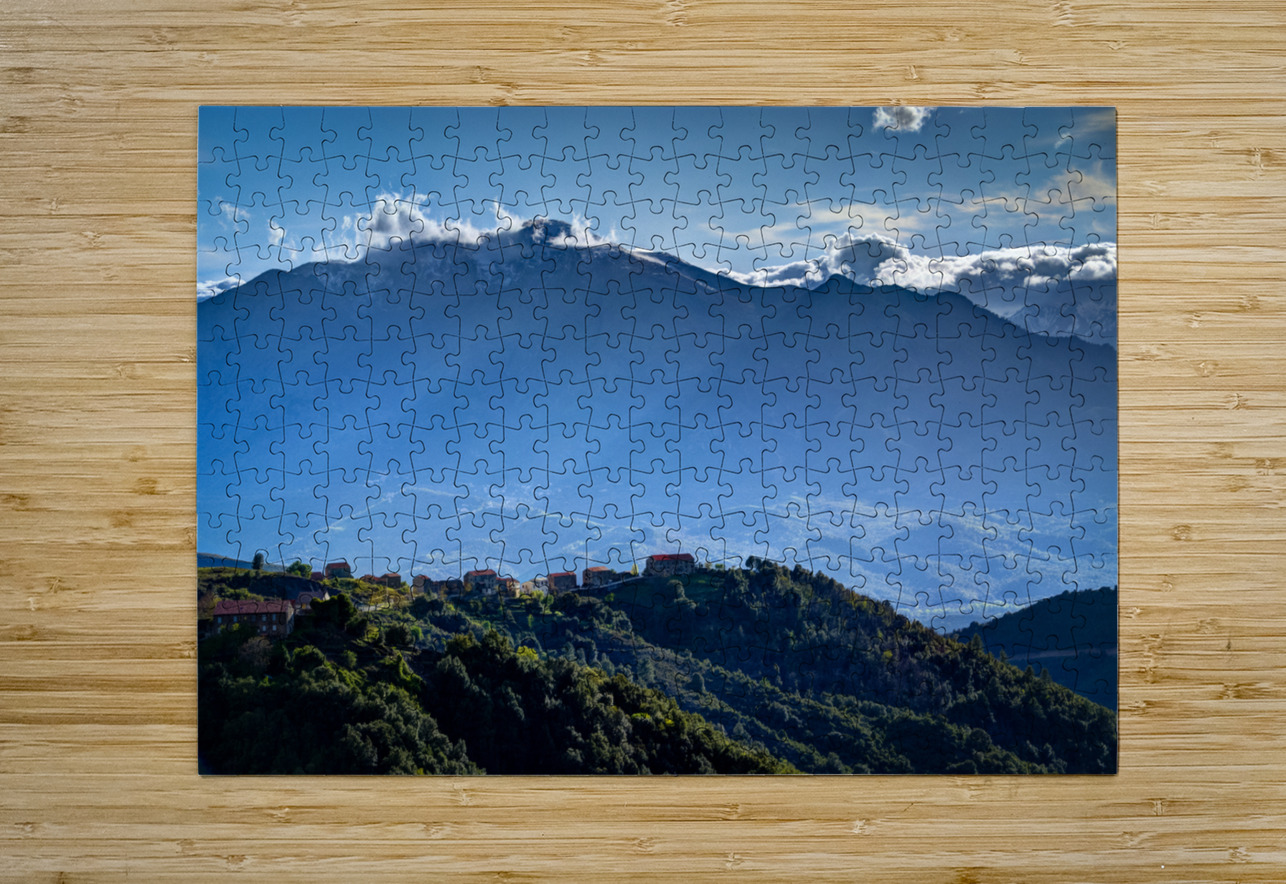 Corsica  HD Metal print with Floating Frame on Back