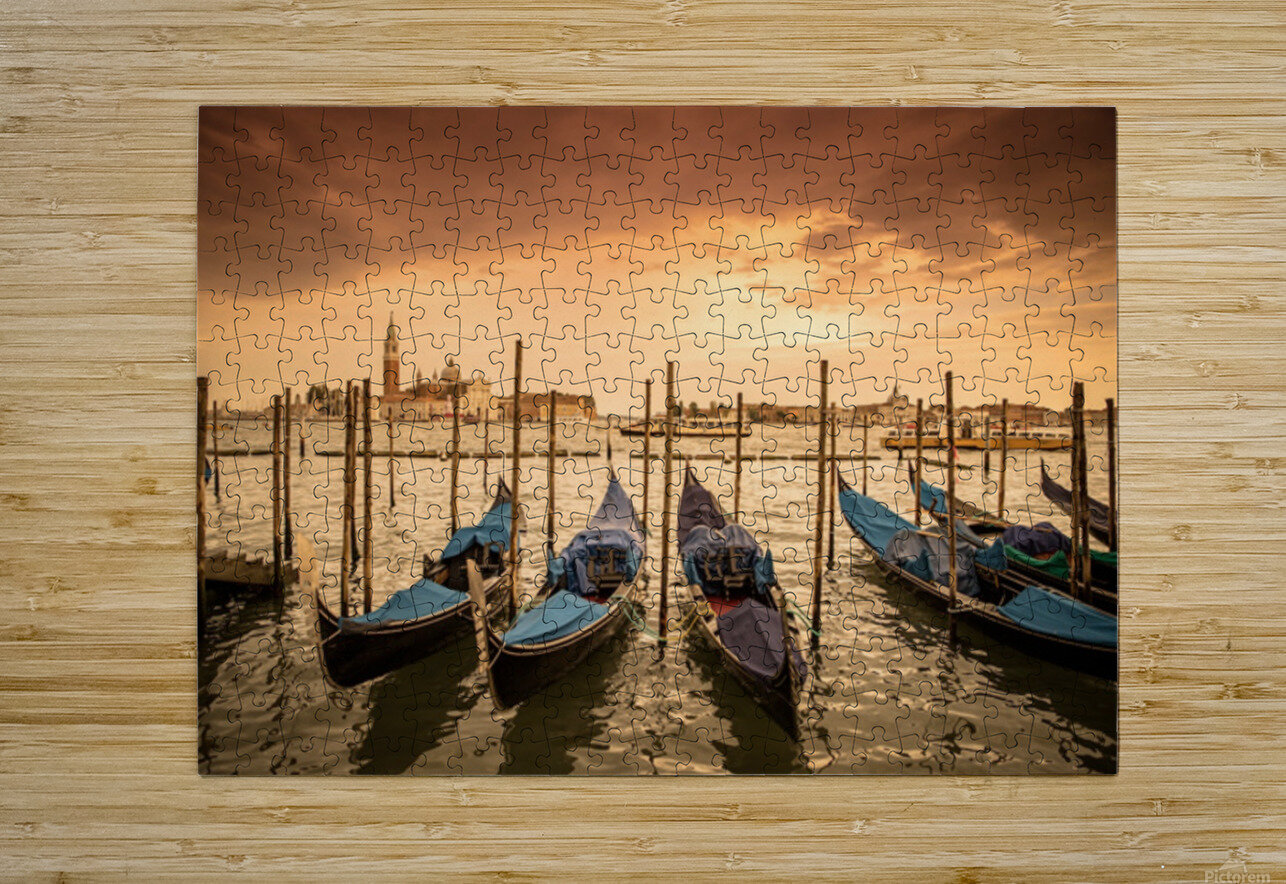 Venise  HD Metal print with Floating Frame on Back