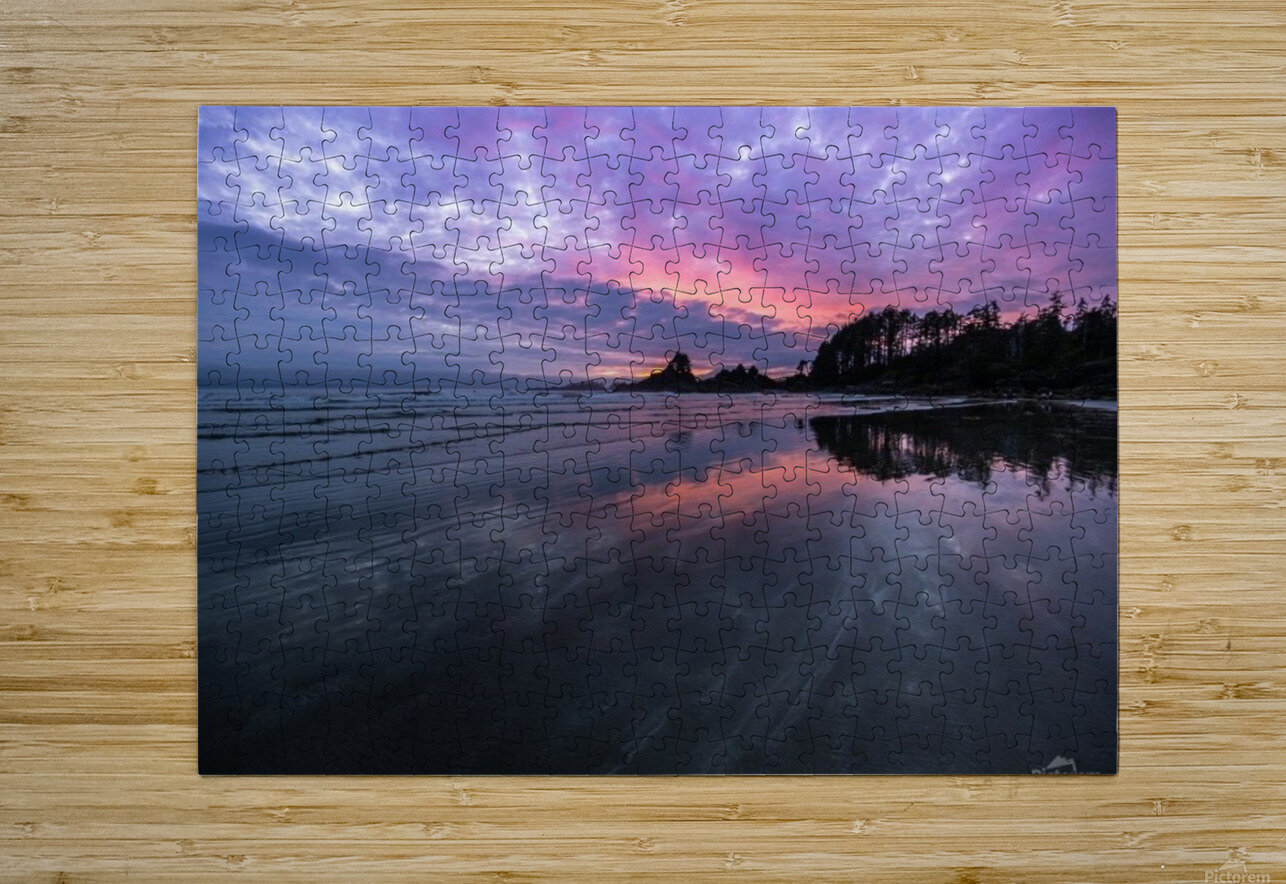 Tofino  HD Metal print with Floating Frame on Back