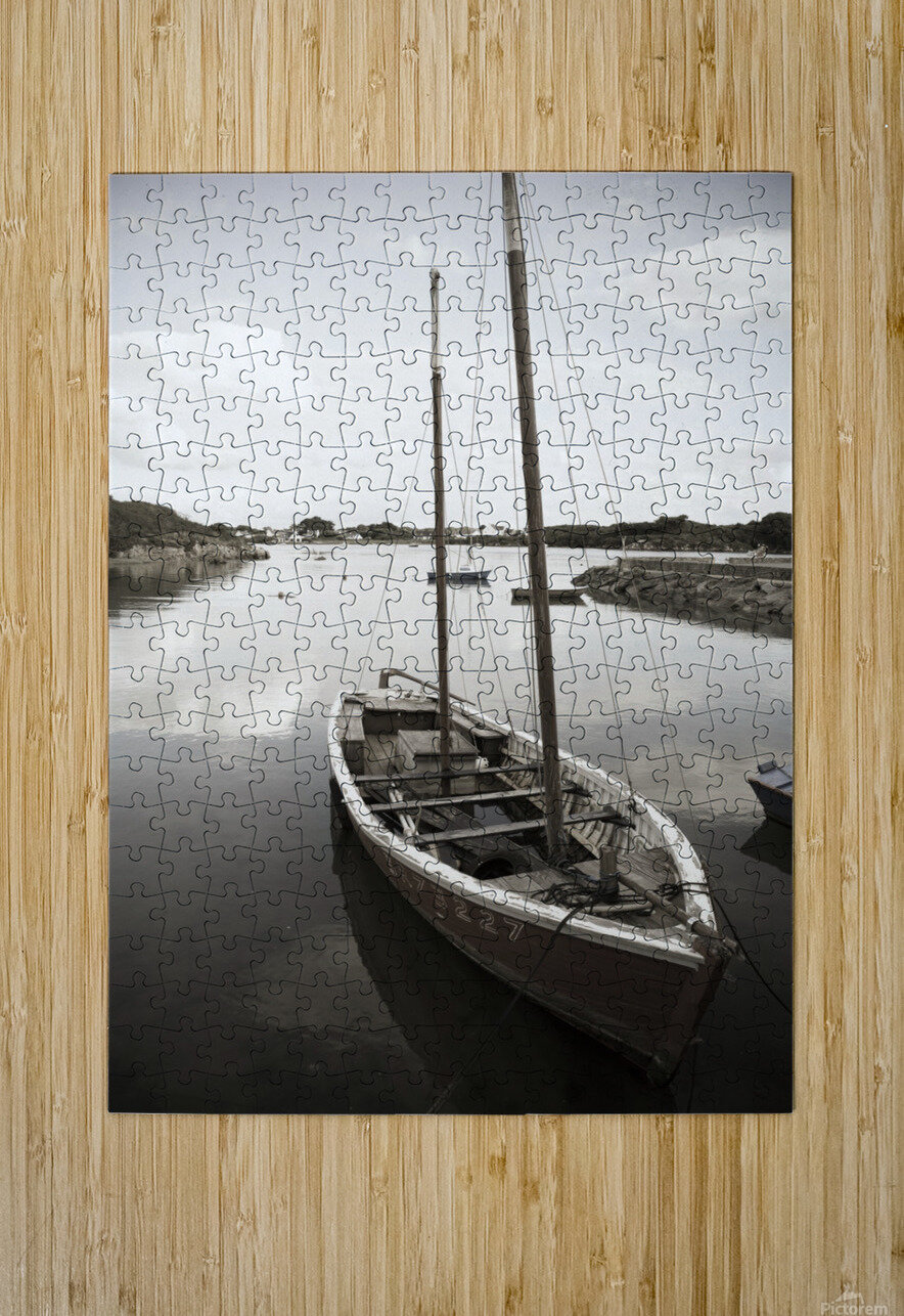 Port de Bretagne  HD Metal print with Floating Frame on Back