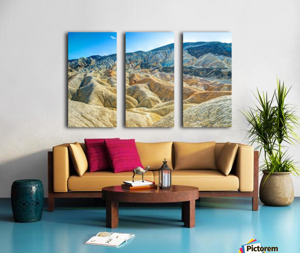 Death Valley Waves Split Canvas print