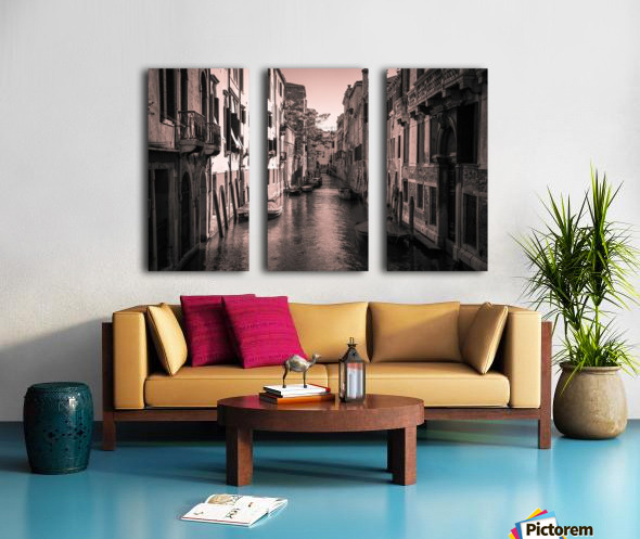 Venise - Canal Split Canvas print