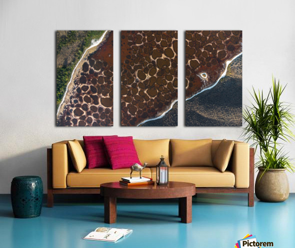 Spotted Lake Split Canvas print