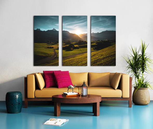 Alps Split Canvas print