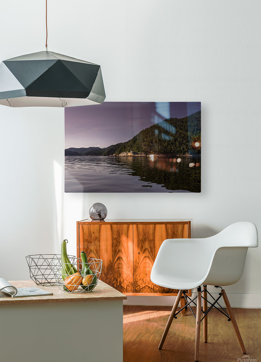 Saguenay Fjord  HD Metal print with Floating Frame on Back