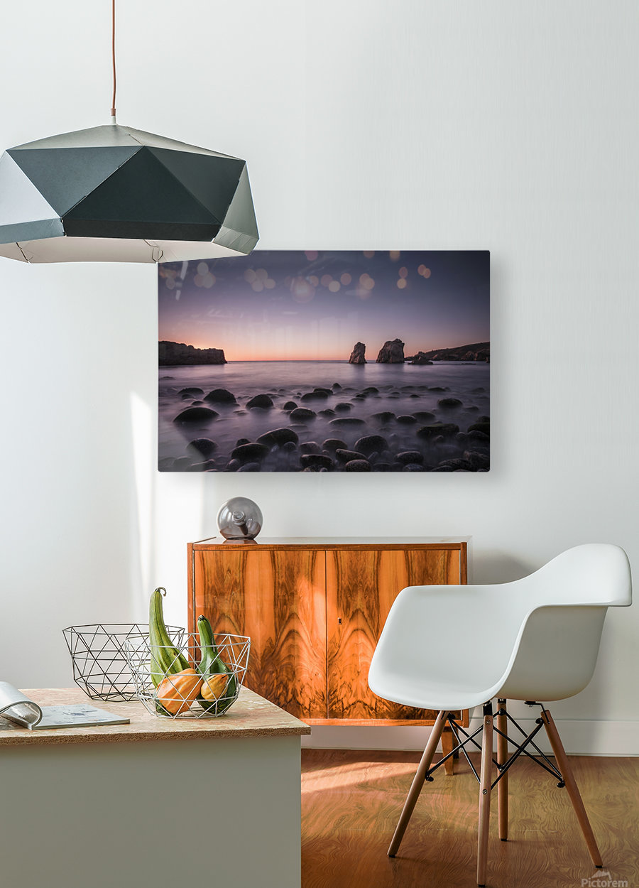 Carmel Sunset  HD Metal print with Floating Frame on Back