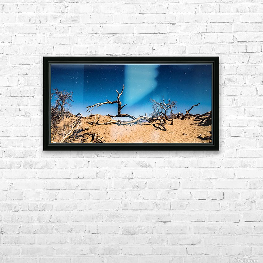 Death Valley Night HD Sublimation Metal print with Decorating Float Frame (BOX)