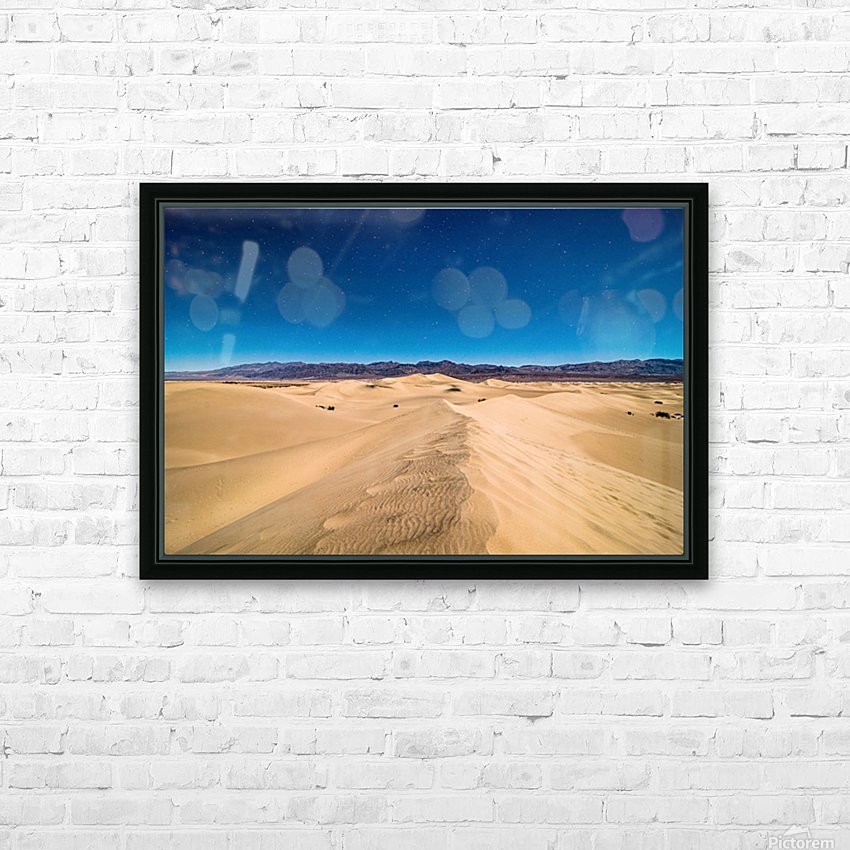 Death Valley HD Sublimation Metal print with Decorating Float Frame (BOX)