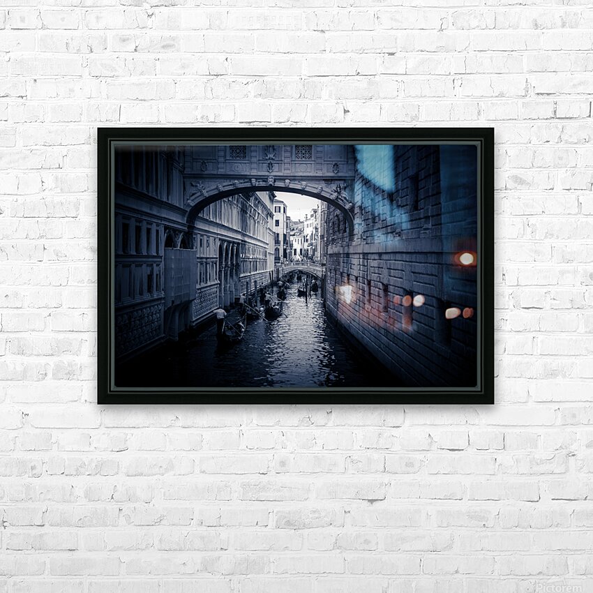 Pont de Venise HD Sublimation Metal print with Decorating Float Frame (BOX)