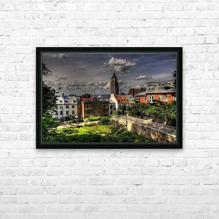 quebec city HD Sublimation Metal print with Decorating Float Frame (BOX)