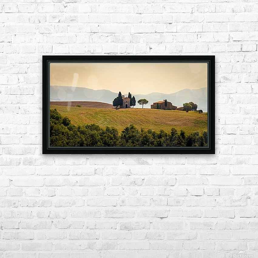 Small church in tuscany HD Sublimation Metal print with Decorating Float Frame (BOX)