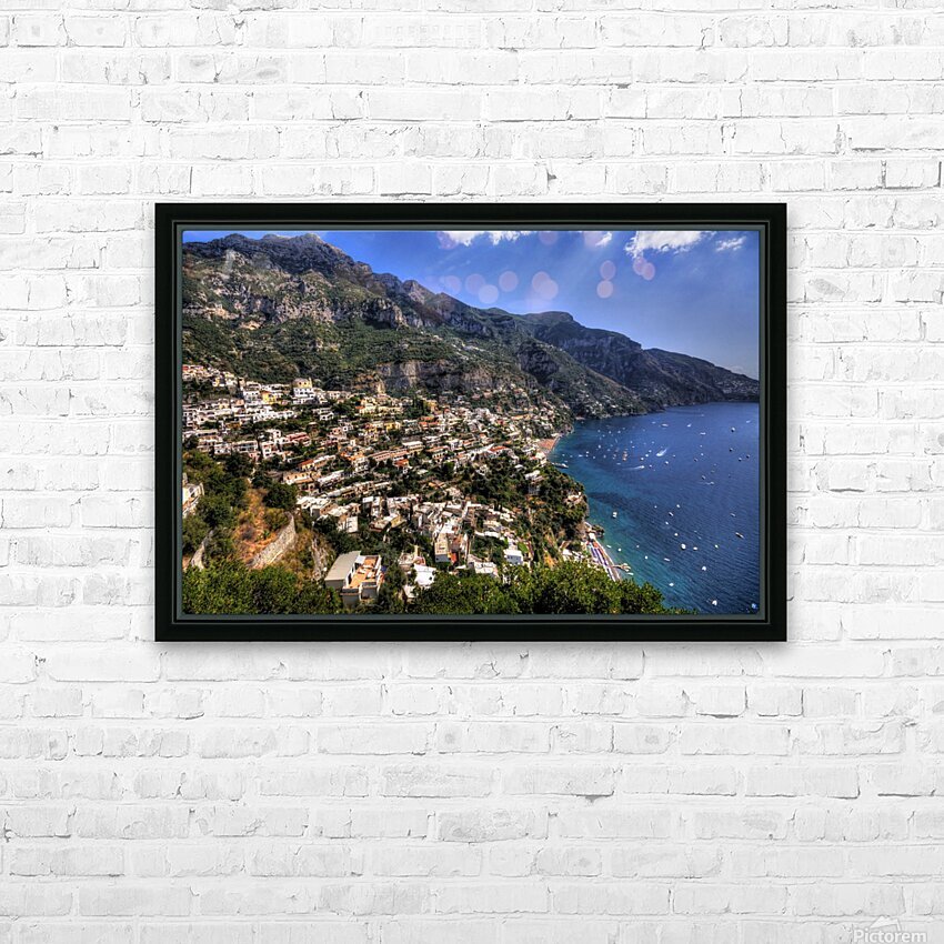 positano HD Sublimation Metal print with Decorating Float Frame (BOX)