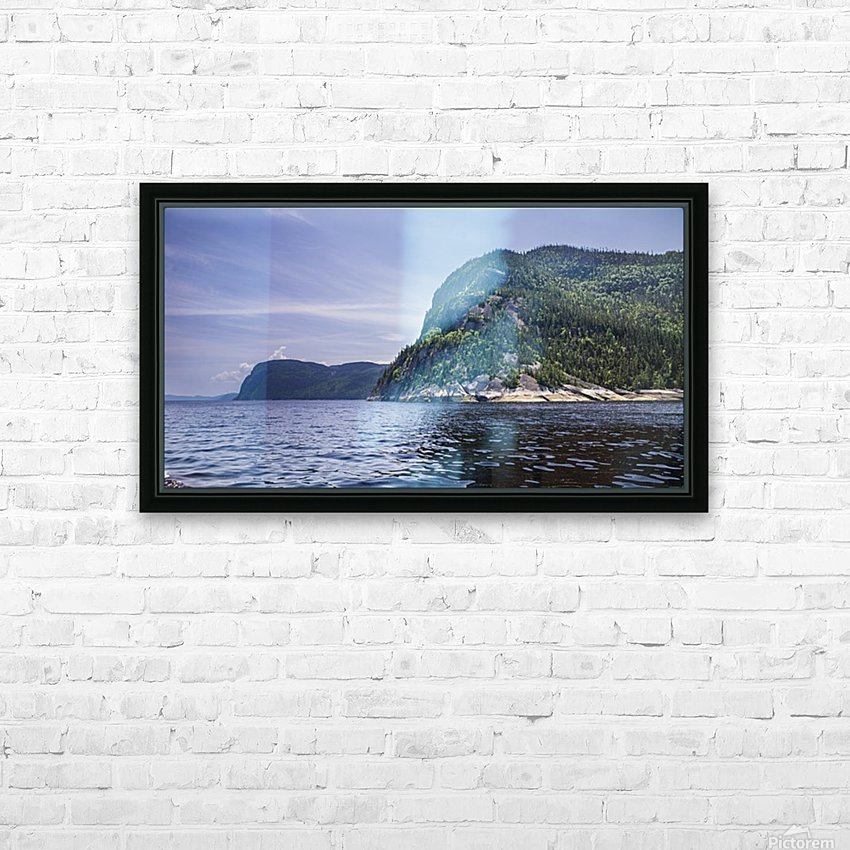 Riviere Saguenay HD Sublimation Metal print with Decorating Float Frame (BOX)