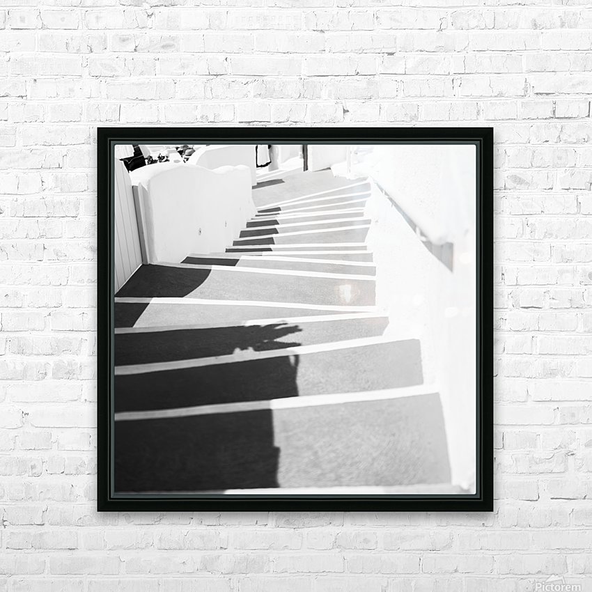 Stairs HD Sublimation Metal print with Decorating Float Frame (BOX)