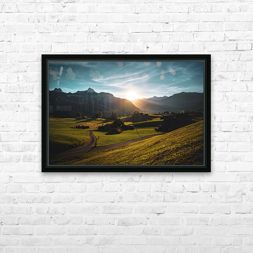 Alps HD Sublimation Metal print with Decorating Float Frame (BOX)