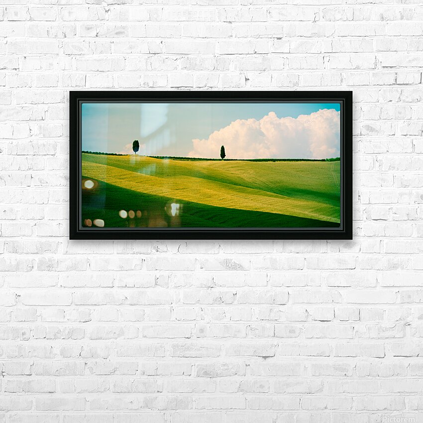 Tuscany Curves HD Sublimation Metal print with Decorating Float Frame (BOX)