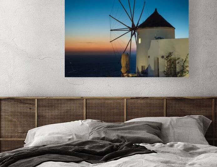 Mills Oia Night by Fabien Dormoy