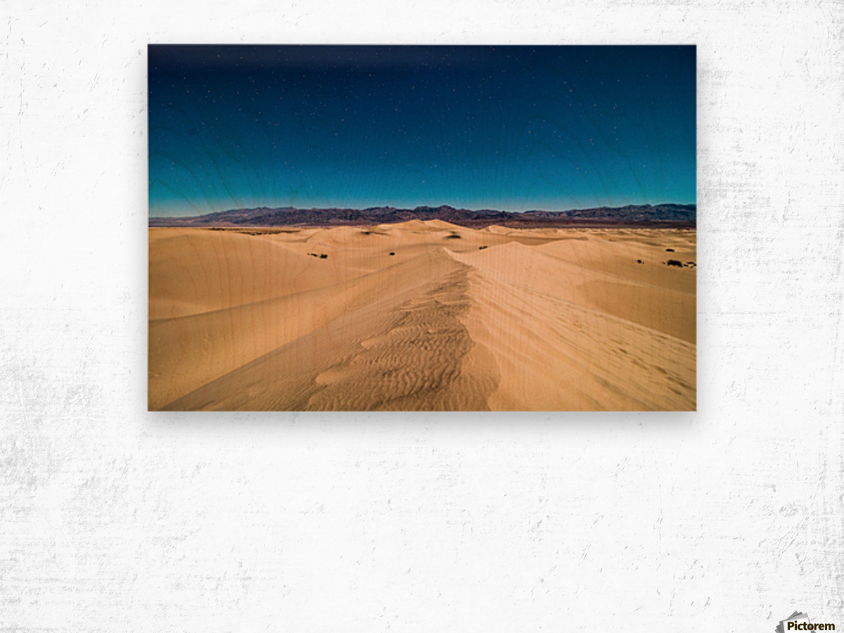 Death Valley Wood print